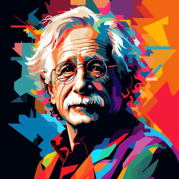 IA generativa estilo Albert Enstein Wpap