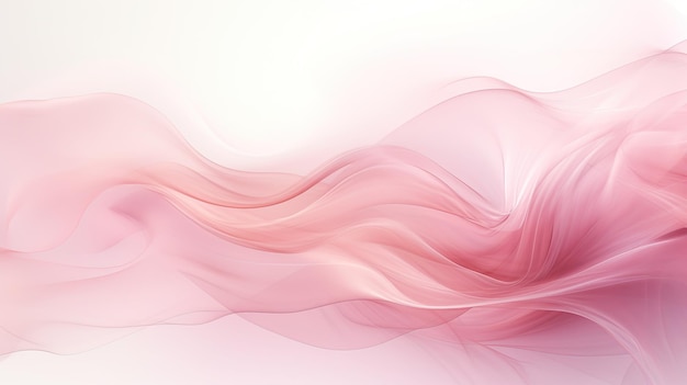 IA generativa Fluindo luz rosa viva magenta fumaça com salpicos Bandeira de fluido suave