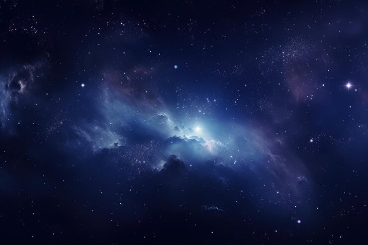 IA generativa de fondo de galaxia cósmica abstracta épica