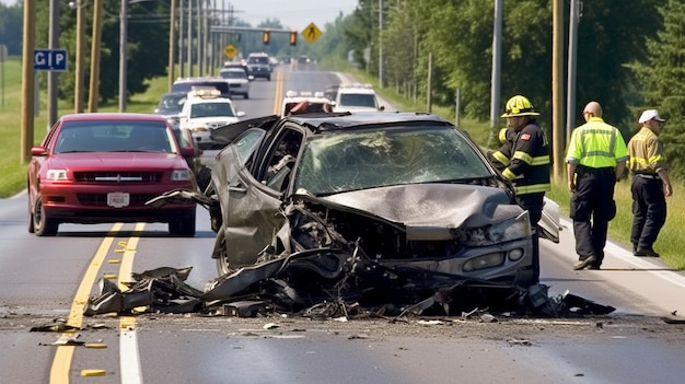 La IA generativa ha capturado la escena del accidente