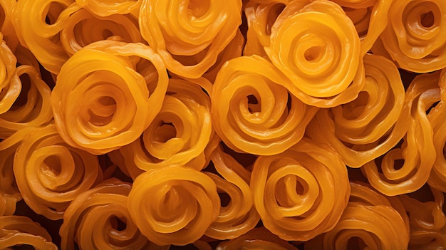 IA generativa Jalebi imarti imarati paneer jalebi ou zulbia comida doce indiana