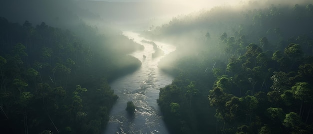 La IA generativa del paraíso verde de la selva amazónica