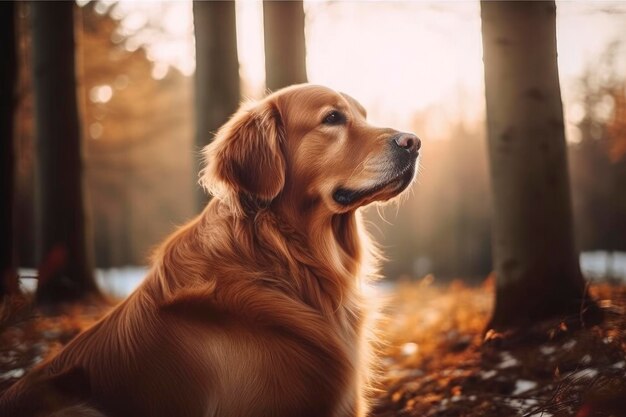 La IA generativa del perro Golden Retriever