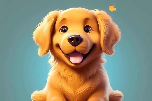 La IA generativa del perro Golden Retriever