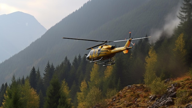 IA generativa Tatry e resgate de helicóptero