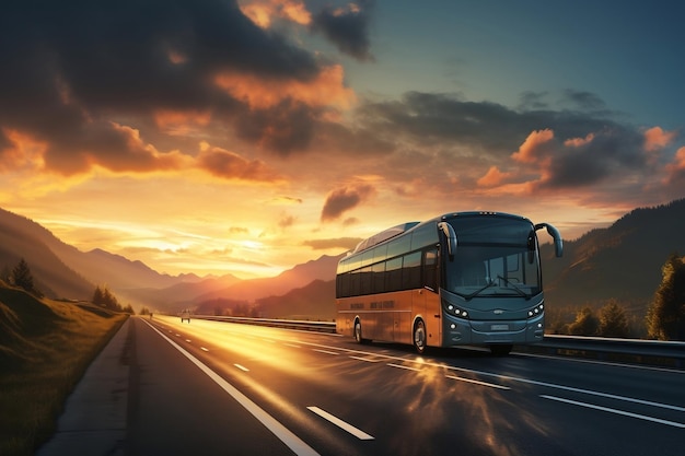IA generativa de tránsito de autobuses interurbanos basados en carreteras
