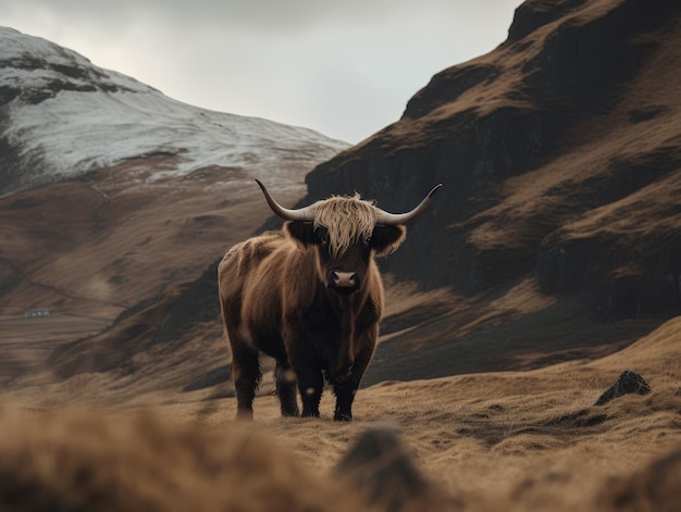 IA generativa de la vaca de las tierras altas