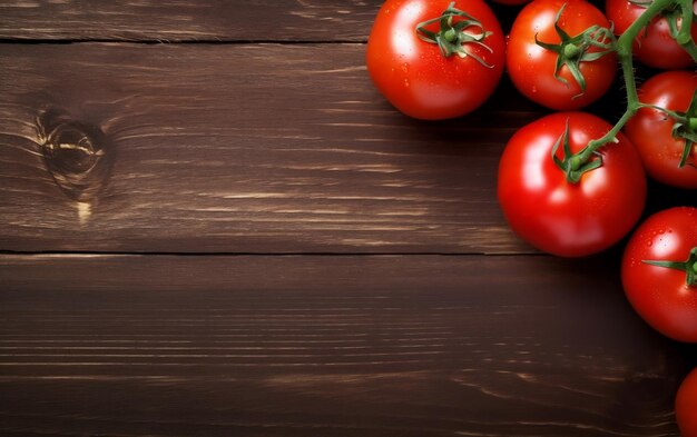 IA geradora de fundo de tomate vibrante