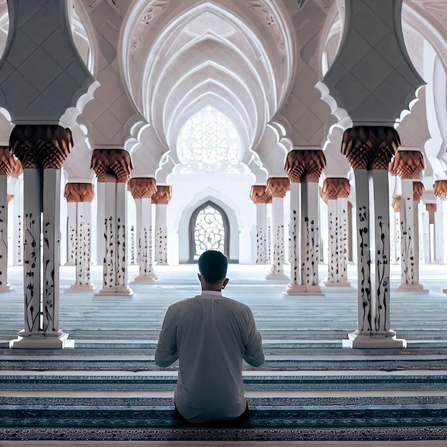 La IA mejora la serenidad de la mezquita en el bendito mes del Ramadán
