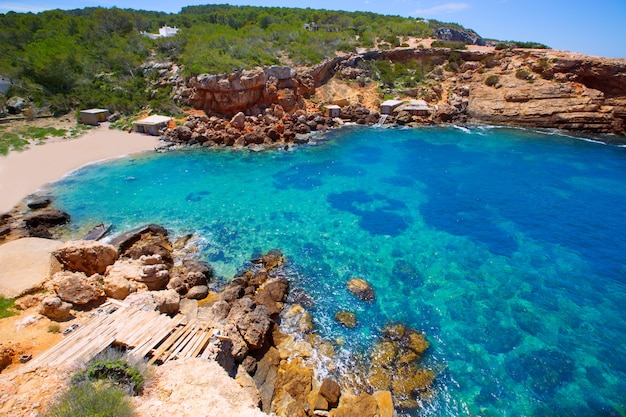 Ibiza playa Punta de Sa Galera en San Antonio