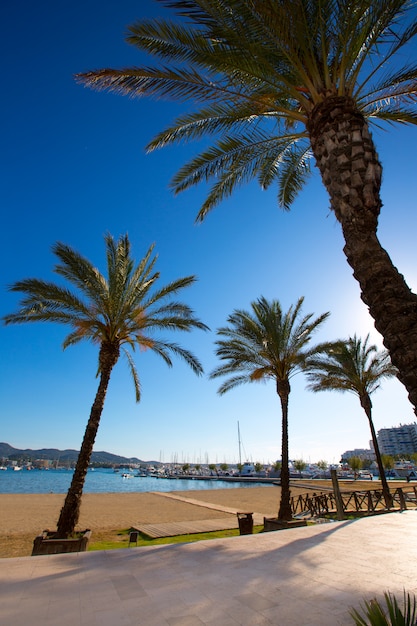 Ibiza playa de san antonio abad de portmany en balear