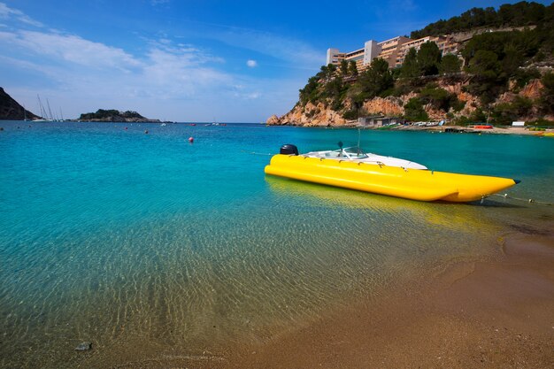 ibiza Porto de Sant Miquel San Miguel praia nas Ilhas Baleares