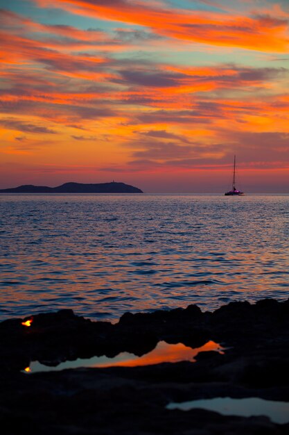 Ibiza san Antonio Abad de Portmany atardecer