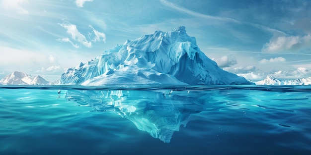 Iceberg en la Antártida Inteligencia Artificial Generativa