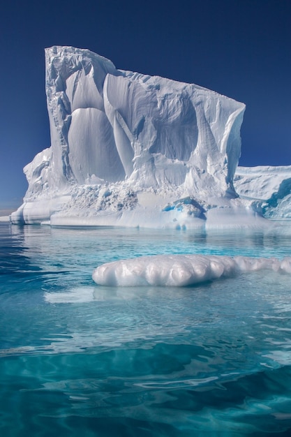 Iceberg flotando en Paradise Bay Antártida