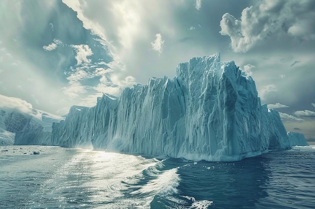 Foto iceberg en las regiones polares