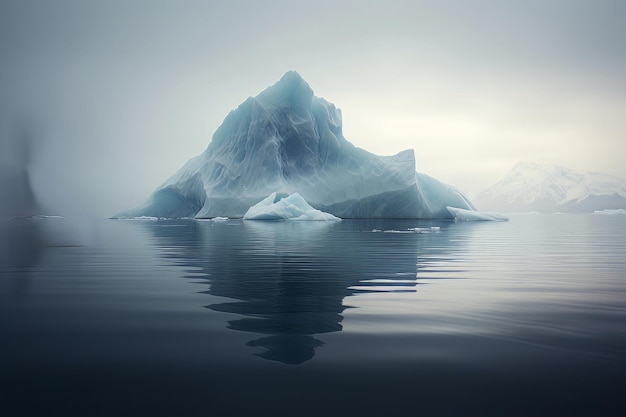 Iceberg sonha com fotografia de água gelada