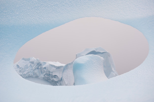 Foto icebergs na antártica