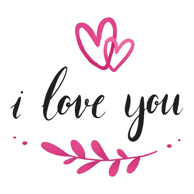 Ich liebe dich PNG-Aufkleber transparenter Hintergrund