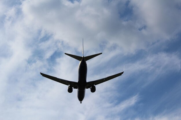 Foto ich sehe ein flugzeug.