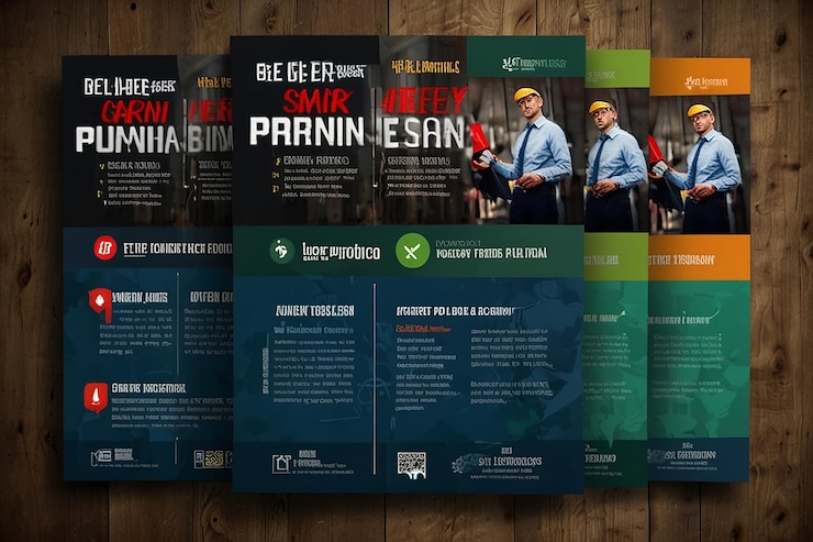 Foto ich werde geschäftsflyer entwerfen, sogar bewegungsflyer entworfen