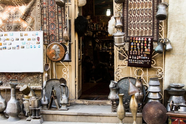 Icheri Sheher Casco antiguo de Bakú Balcones tradicionales y calles estrechas