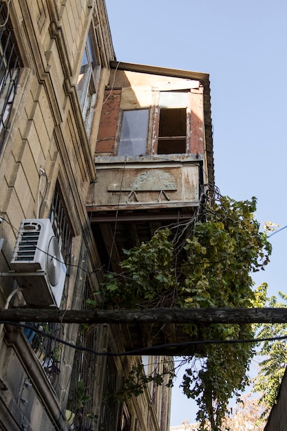 Icheri Sheher Casco antiguo de Bakú Balcones tradicionales y calles estrechas