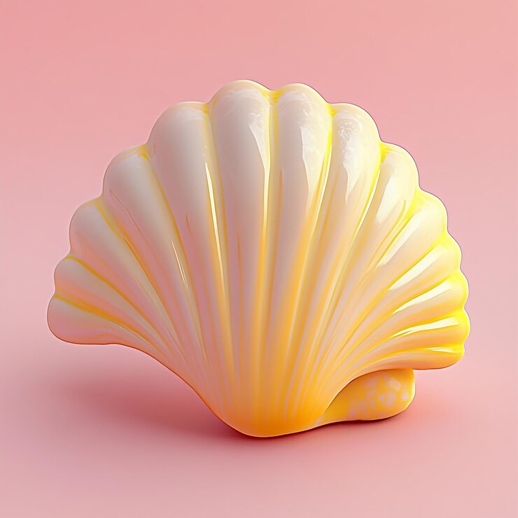 Foto icon 3d de conchas marinas ocean39s ilustración de conchas curvas naturales