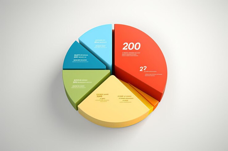 Foto icon 3d de gráfico de pasteles para la visualización de datos y el análisis de negocios finanzas y crecimiento icon de gráfico 3d de pasteles