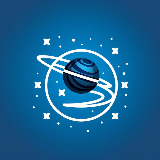 Icon de vetor de gravidade de duas cores do Science Concept