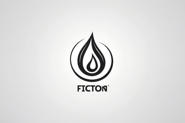 Foto icon logo design vector template de água