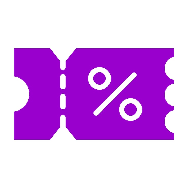 Foto icon-stil für vektor-design-kupons