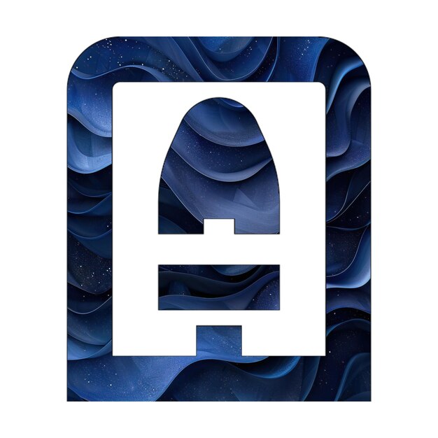 icona móvel desenho de estilo de fundo de gradiente azul