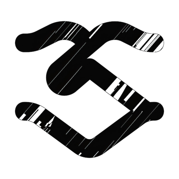 ícone de aperto de mão textura diagonal preta e branca