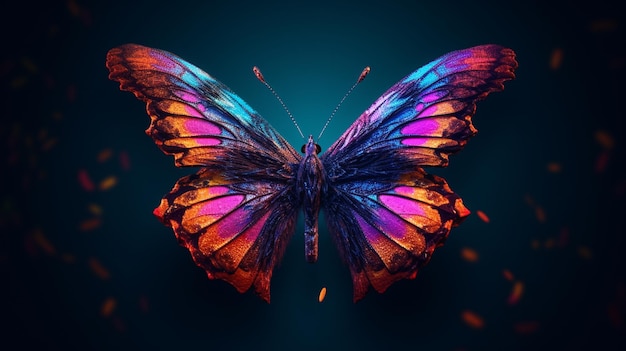 ícone de borboletas HD 8K papel de parede Imagem fotográfica
