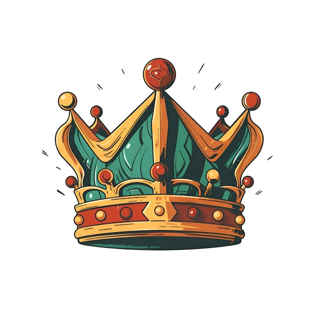 Foto Ícone de coroa isolado em fundo branco rei rainha ou princesa coroa