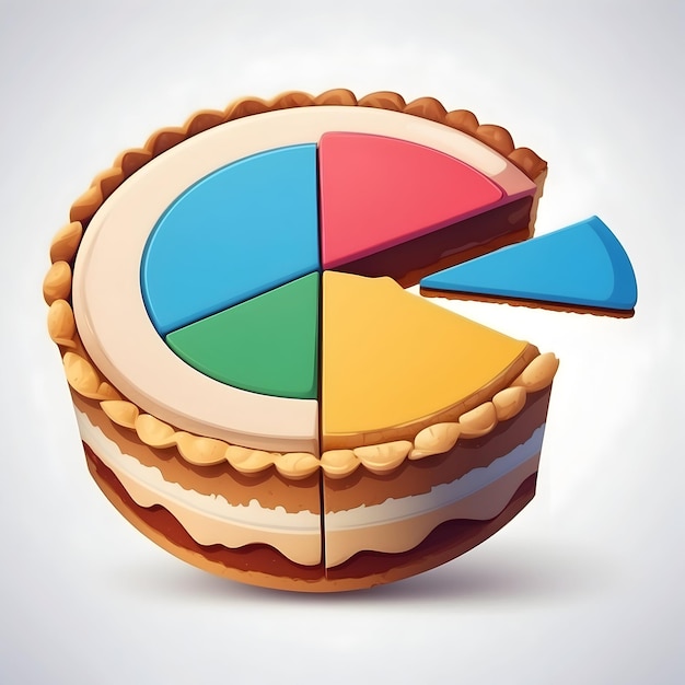 Foto Ícone de gráfico de torta gráfico de negócios visualização de dados diagrama de gráfico gráfico estatístico gráfico financeiro