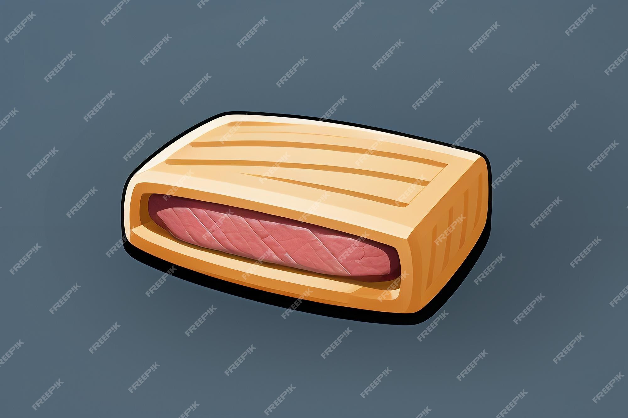 Carne ocidental comida ui ícone jogo prop design gourmet bife estilo 3d c4d  elemento de renderização de desenho animado