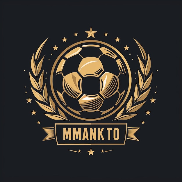 Foto Ícone de logotipo design plano futebol esporte futebol