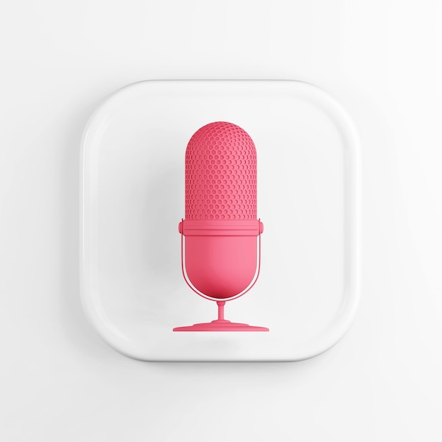 Ícone de microfone vermelho
