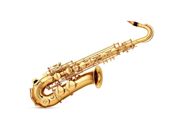 Foto Ícone de saxofone em fundo branco ar 32 v 52 id de trabalho a0ee3450ffc140b69247a759b7d1142d