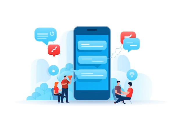 Ícone de smartphone em stlyeAI generativo plano