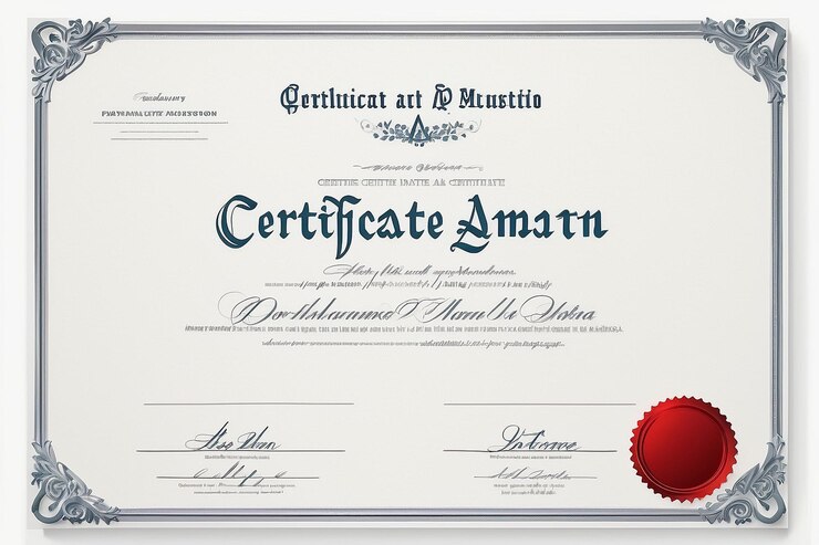 Foto ícone do certificado