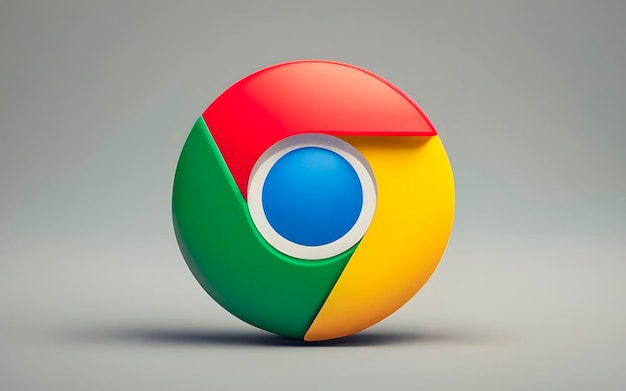 Foto Ícone do google chrome 3d