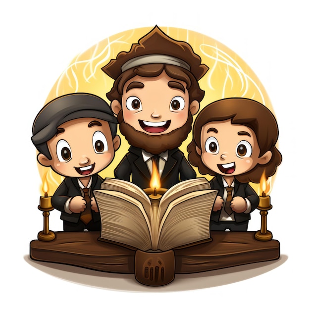 Foto Ícone do talmud para hanukkah