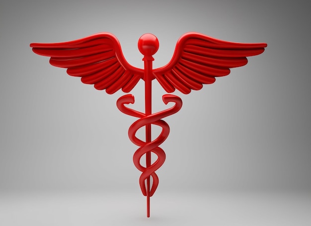 Ícone médico Caduceu Bastão de Hermes