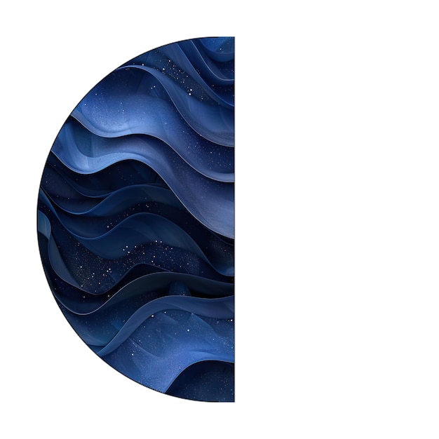 ícones de foto círculo meio azul gradiente desenho de estilo de fundo