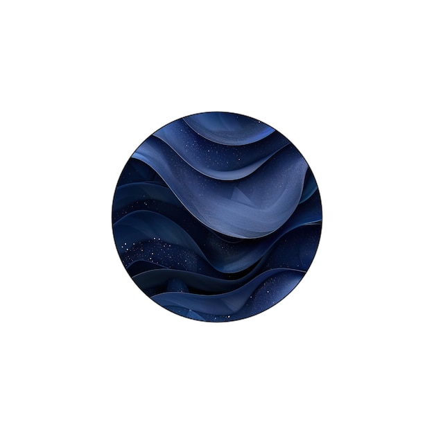 ícones de foto círculo pequeno gradiente azul desenho de estilo de fundo