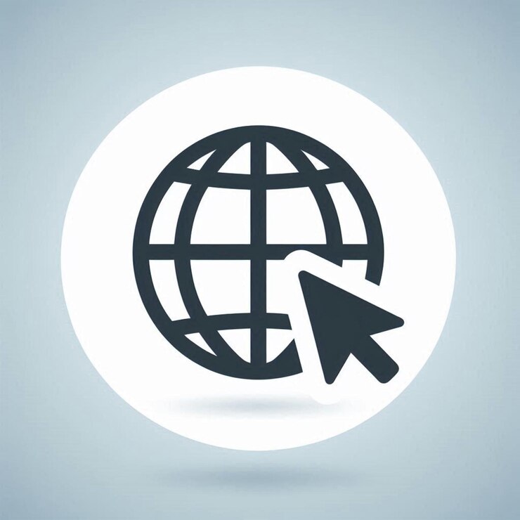 Foto ícones do mundo da web globo terra vetor branco em psd preto