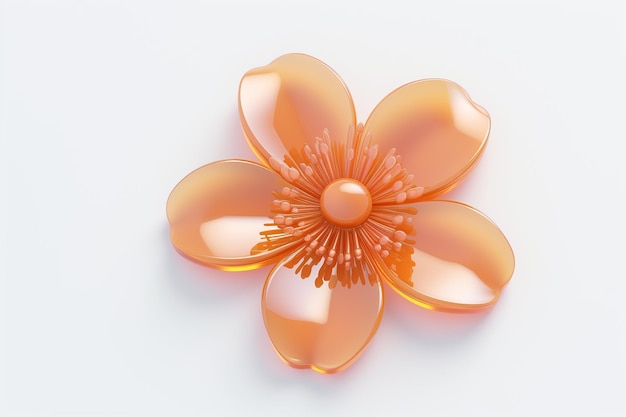 Icones de flores en 3D